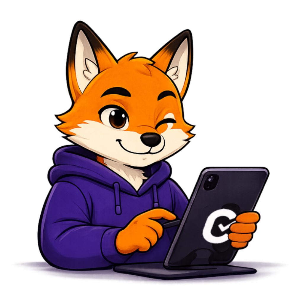 Mascote do Concurse no celular